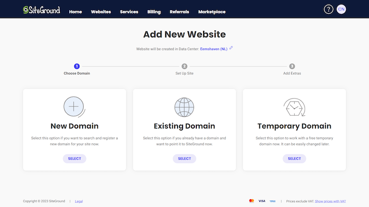 siteground: site tool