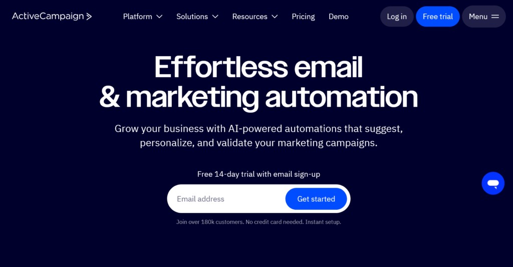 activecampaign: best email marketing platform for small business