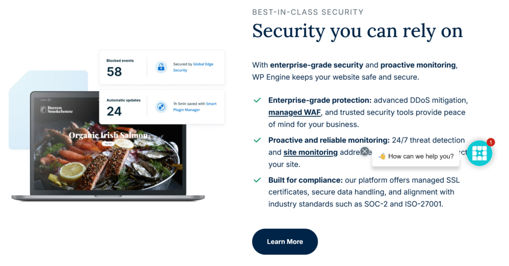 wpengine security and relability