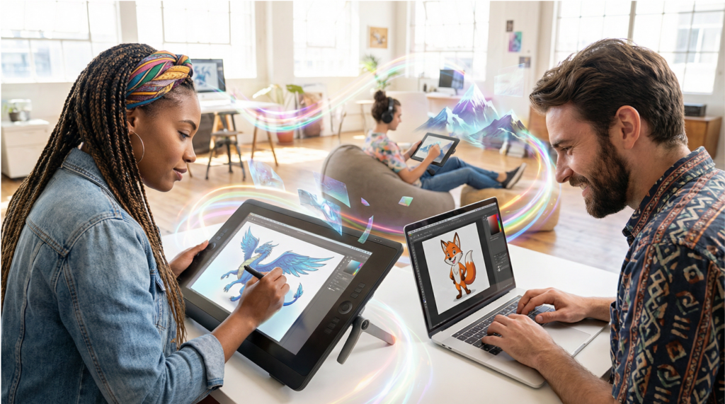 Digital Art & Illustrations - Best Digital Products to Sell