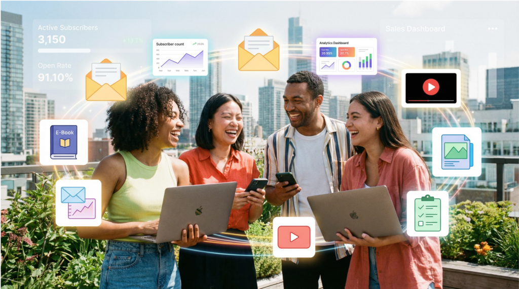 Email list - How to sell digital products