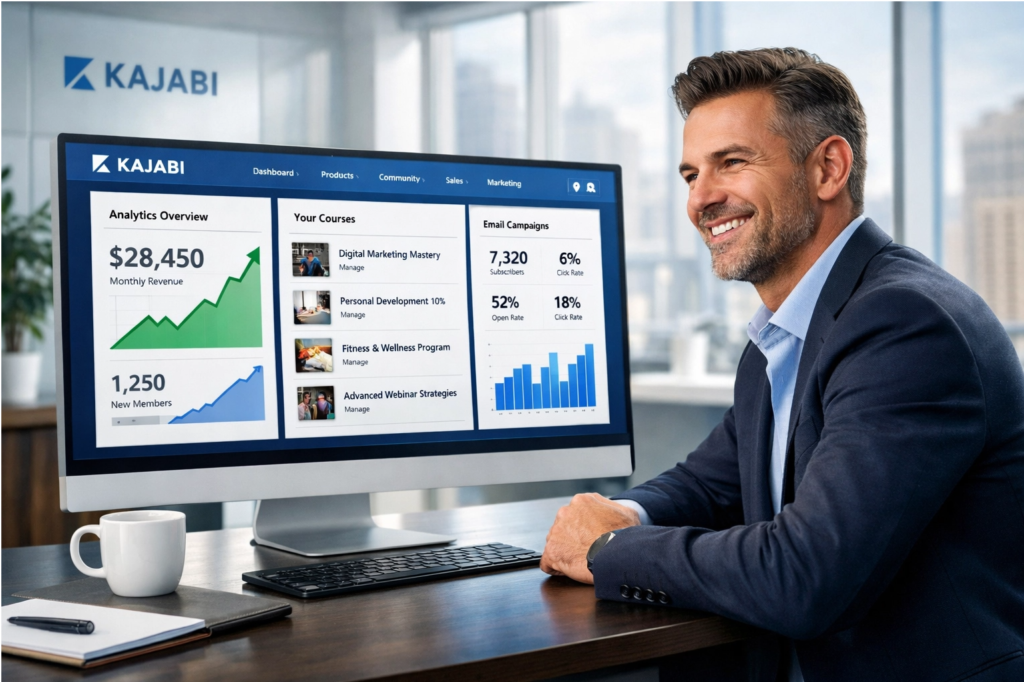 Kajabi - Best Platforms to Sell Digital Products