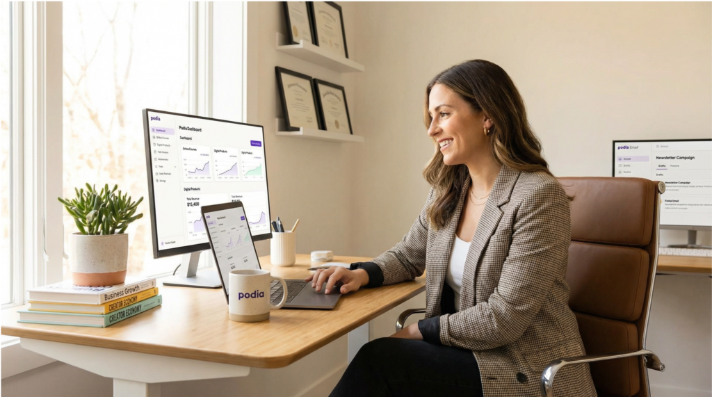 Podia - Best Platforms to Sell Digital Products