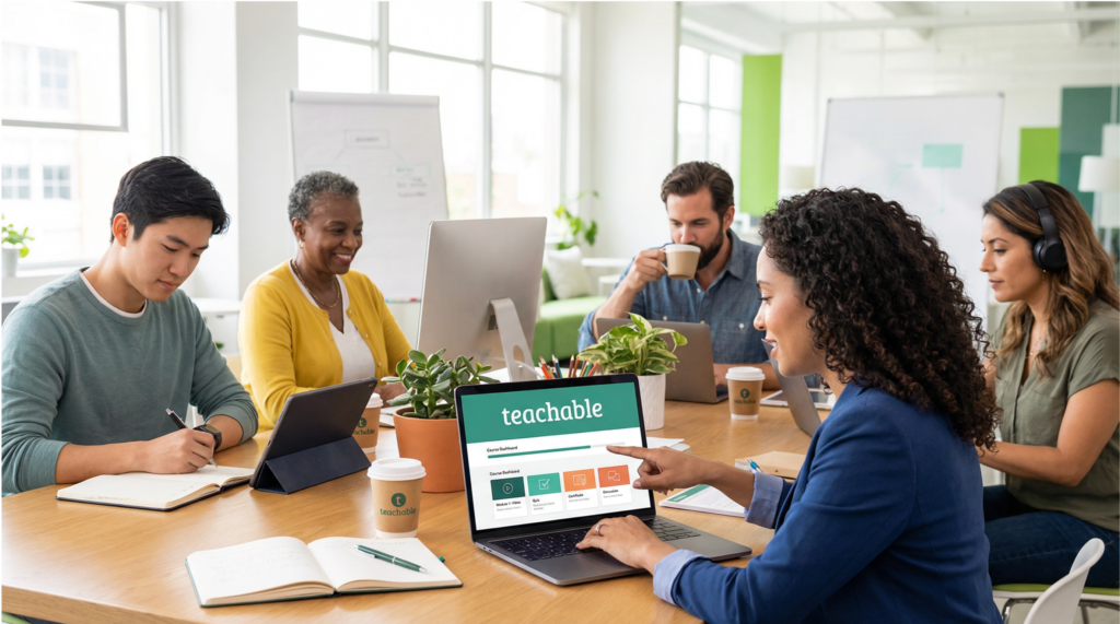 Teachable - Best Platforms to Sell Digital Products